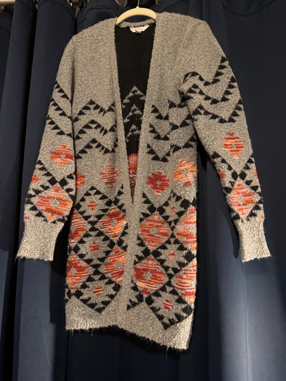 Multi color cardigan sweater